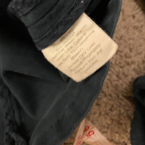 anthro Hei Hei Cargo Canvas Utility Jacket Military Long Sleeve Blue Size 6 - Picture 9 of 11